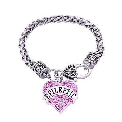 CrystalHeart | Elegant Stylish Medical Alert Bracelet for Women 2