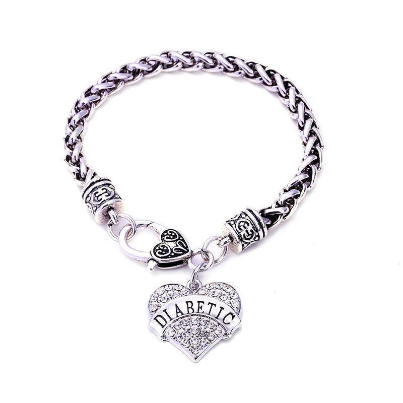 Classic Silver Medical Alert Watch for Ladies - Lusomart