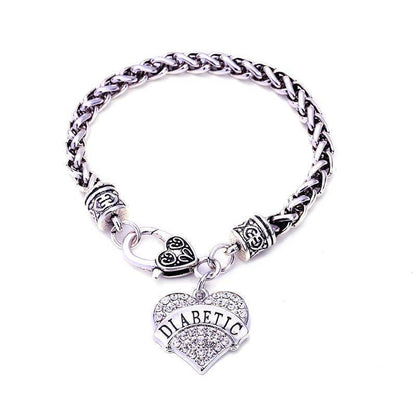 Classic Silver Medical Alert Watch for Ladies - Lusomart