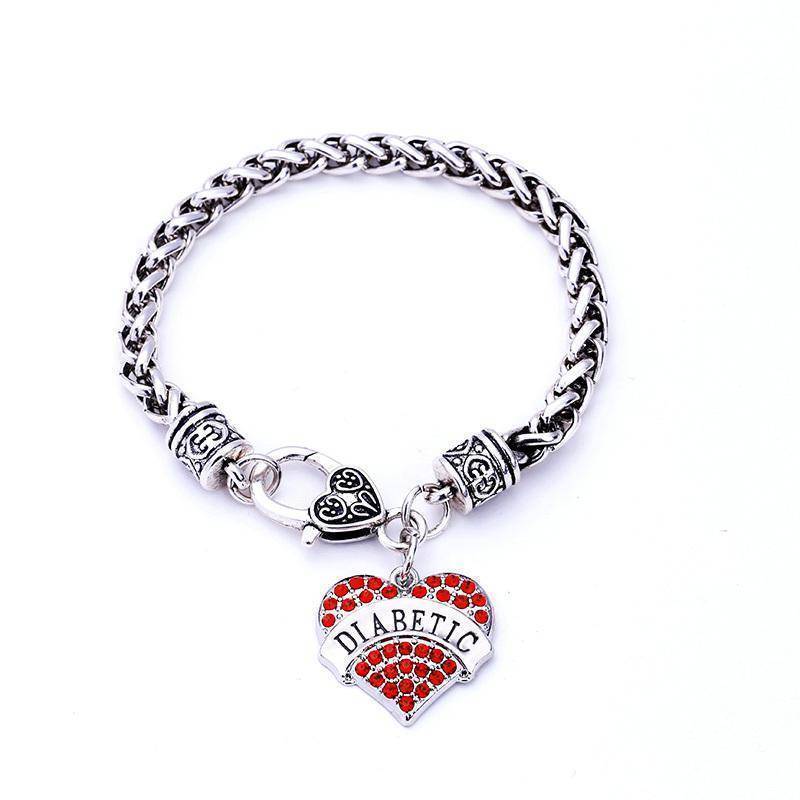 CrystalHeart | Elegant Stylish Medical Alert ID Wrist Watch for Women 1