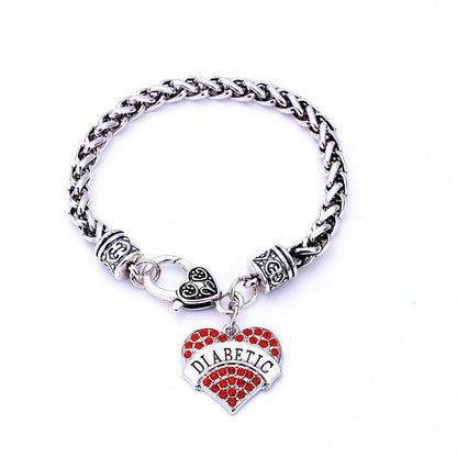 CrystalHeart | Elegant Stylish Medical Alert ID Wrist Watch for Women 1