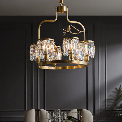 Luxurious Crystal Chandelier for Modern Homes - Lusomart