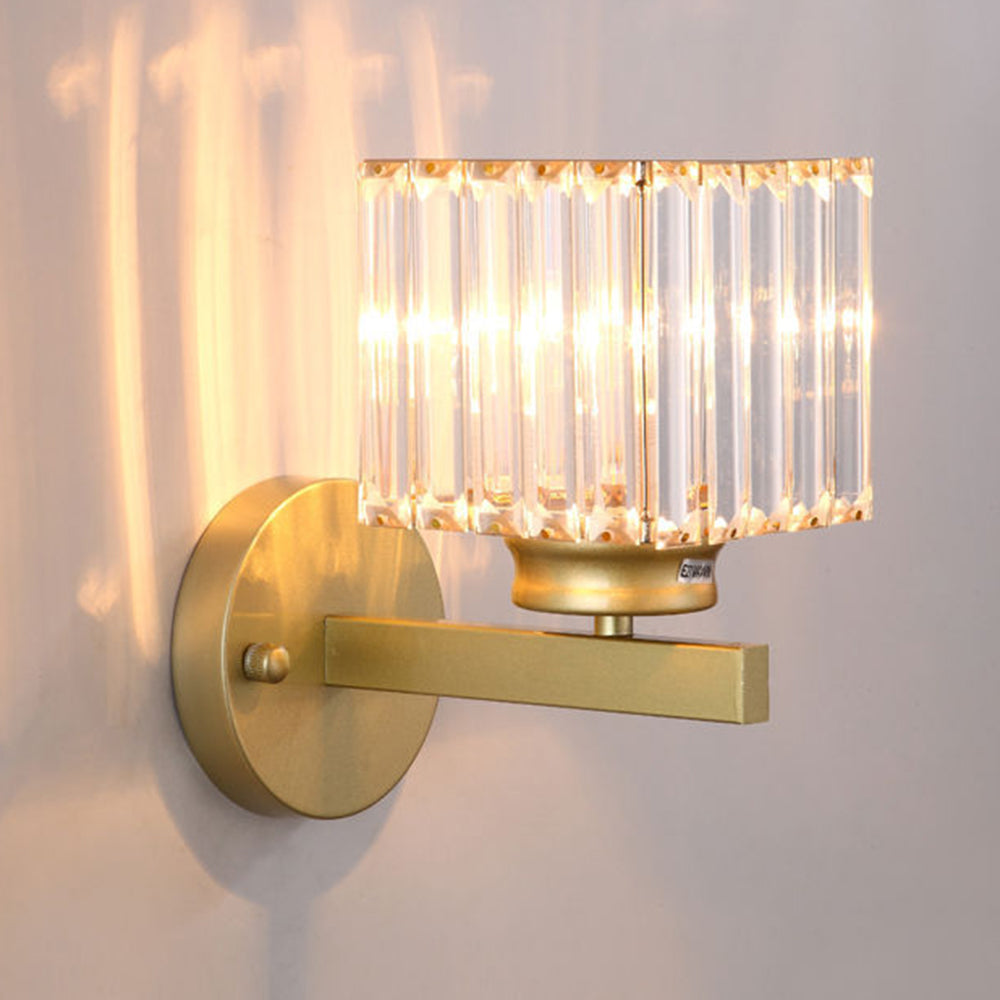 Crystal Round And Square Hallway Wall Lights 10