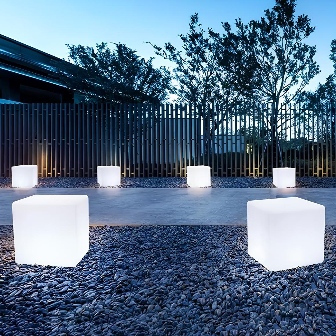 Waterproof LED Garden Cube Light