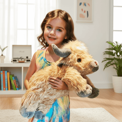 CuddleCow | Adorable Soft Highland Cattle Plush Toy for All Ages 1