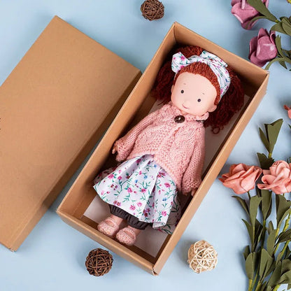 CuddlyCharm | Adorable Plush Dress-Up Doll with Accessories Gift Set 11