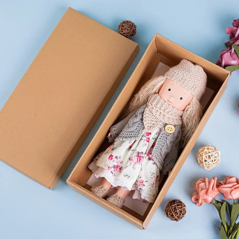 CuddlyCharm | Adorable Plush Dress-Up Doll with Accessories Gift Set 13