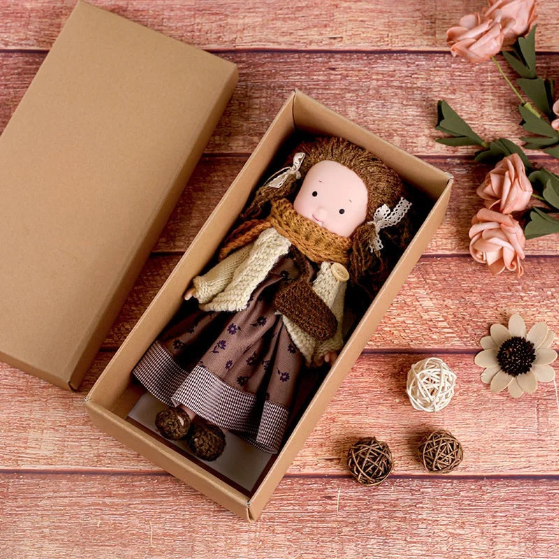 CuddlyCharm | Adorable Plush Dress-Up Doll with Accessories Gift Set 6