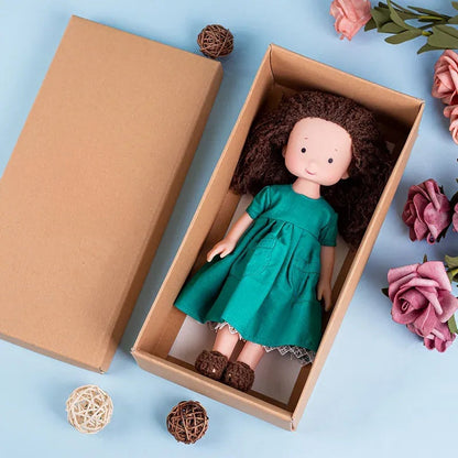 CuddlyCharm | Adorable Plush Dress-Up Doll with Accessories Gift Set 8