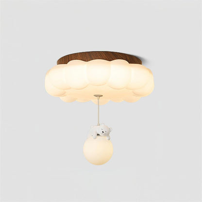 CumulusGlow | Charming Playful Children's Room Ceiling Lamp 5