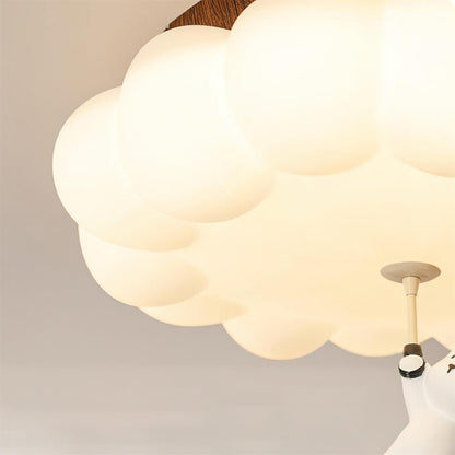 CumulusGlow | Charming Playful Children's Room Ceiling Lamp 8