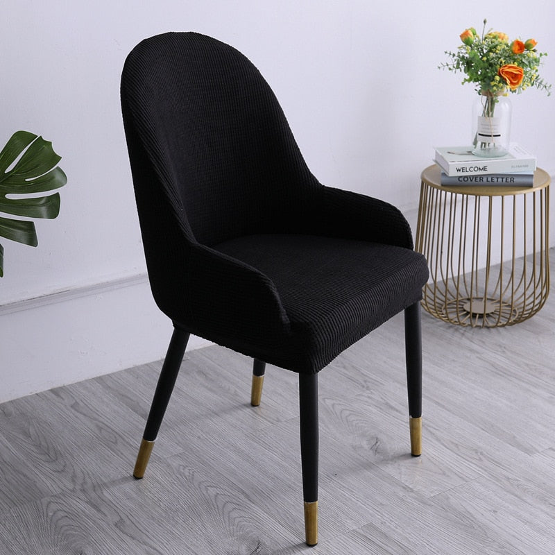 CurvaCover | Elegant High Elasticity Dining Chair Covers for Modern Décor 8