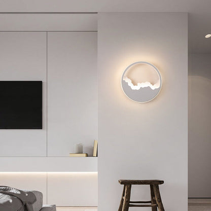 Contemporary Wave LED Wall Lamp with Soft Lighting - Lusomart