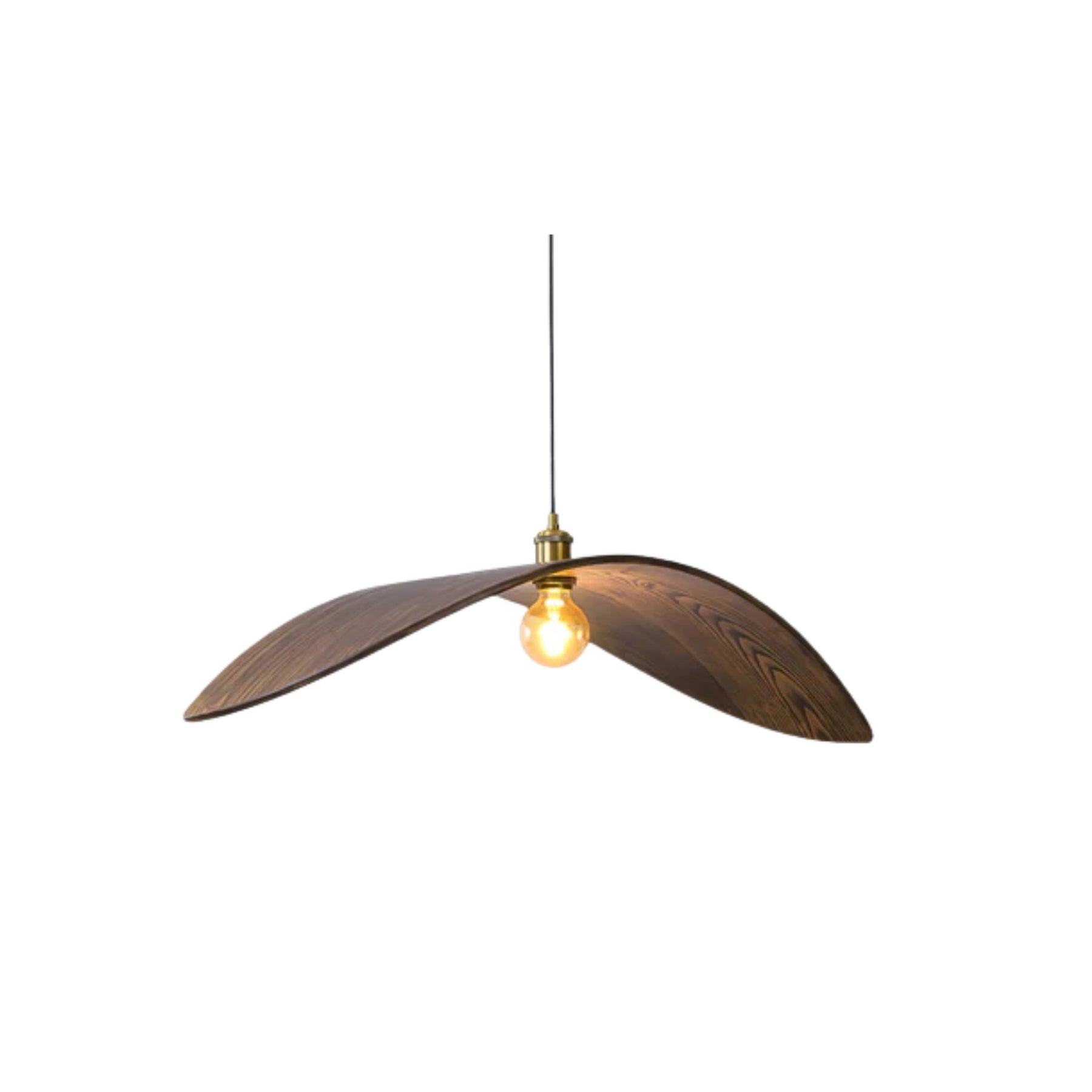 Curved Wood Design Pendant Lamp 1