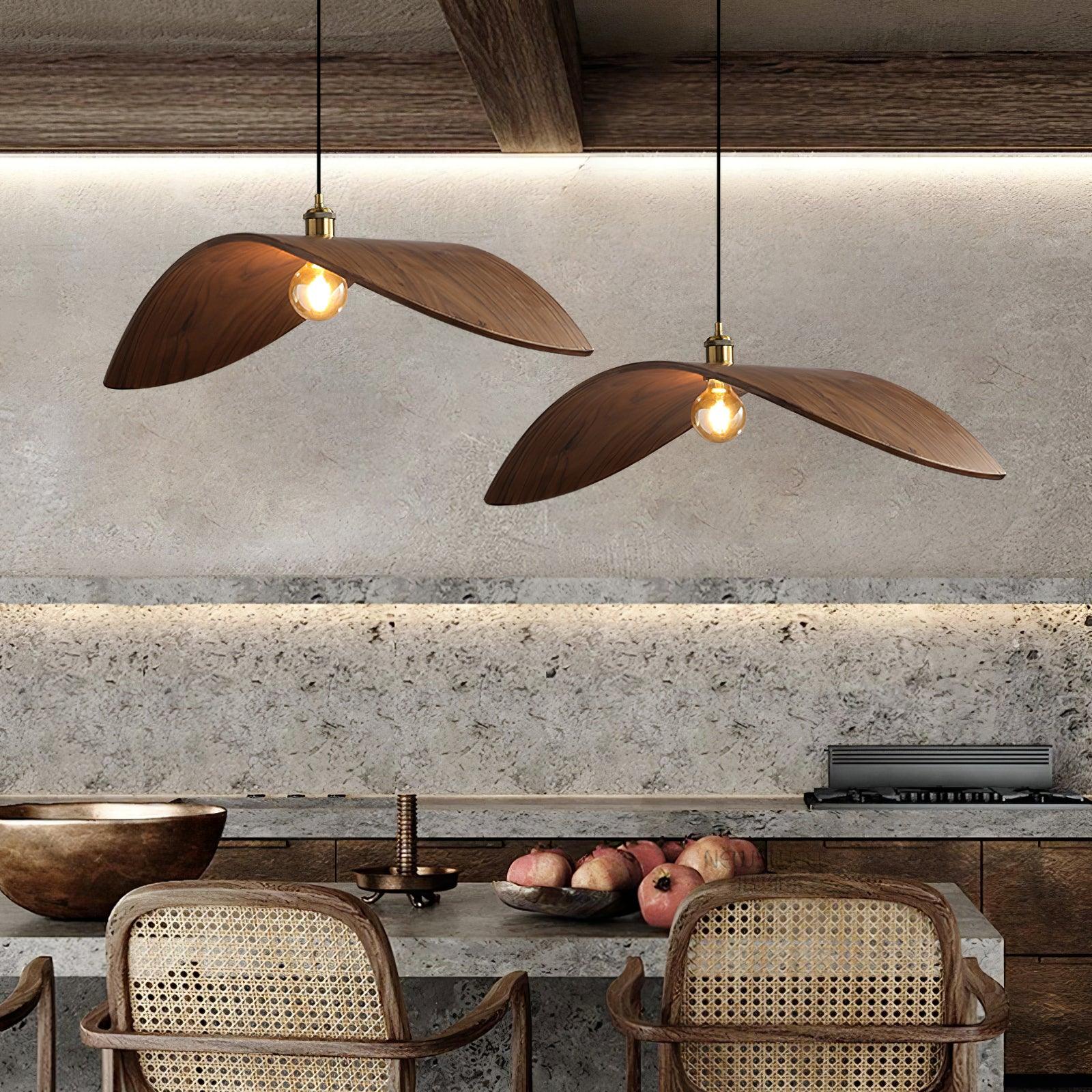 Curved Wood Design Pendant Lamp 5