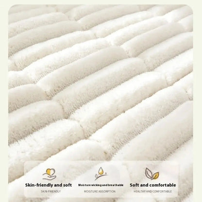 Winter fleece cushion cover for seasonal sofa protection during cold weather months
