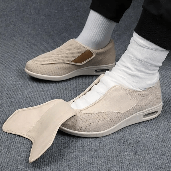 SoftWalk | Wide Fitting Diabetic Memory Foam Comfort Shoes - Lusomart