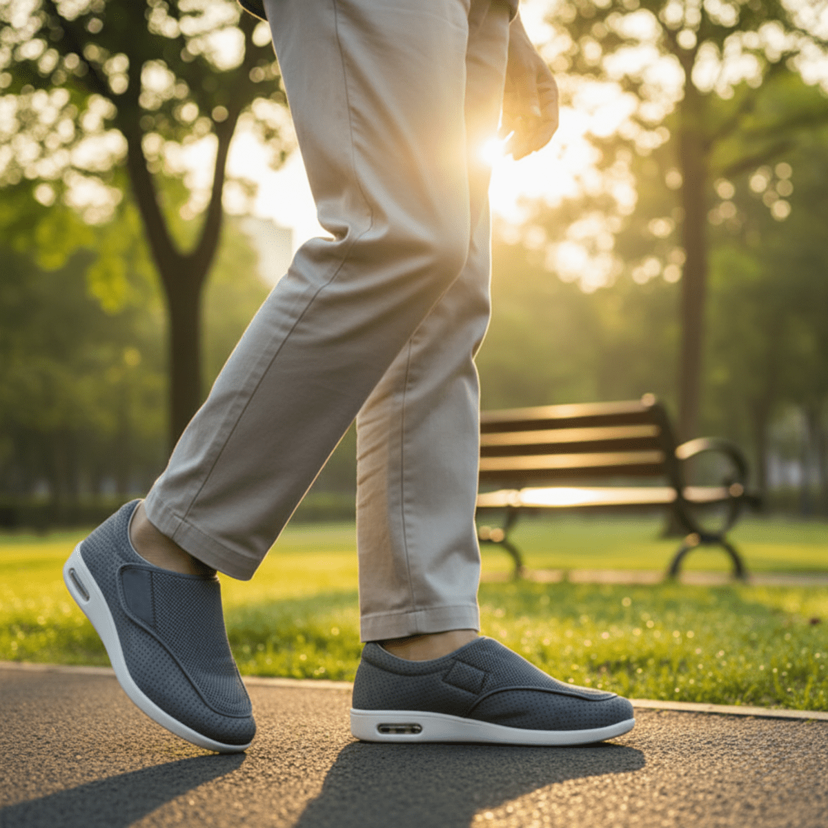 CushionStep | Comfortable Extra Wide Diabetic Memory Foam Shoes 1