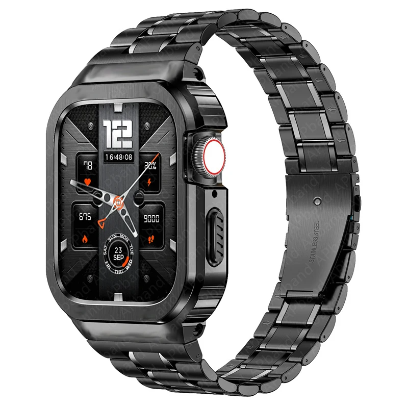 Silver Metal Strap for Apple Watch