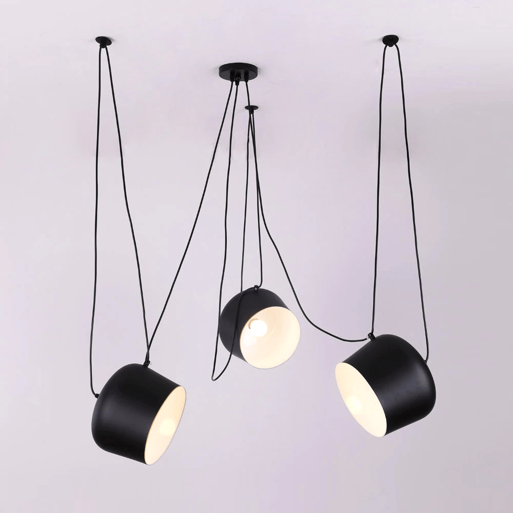 Chic Hanging Lamp With Adjustable Cord