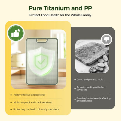 Durable Double Sided Stainless Steel Kitchen Cutting Board