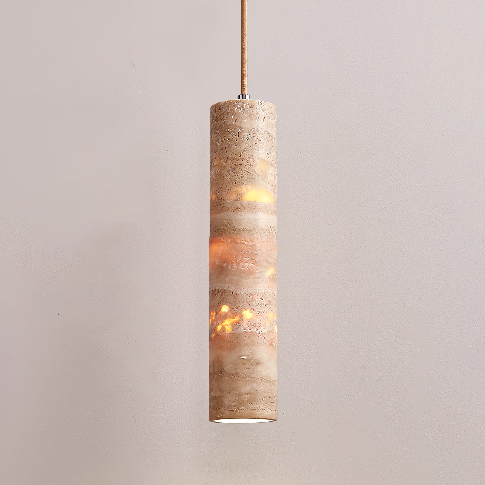Simple Round Rock Pendant Light - Lusomart