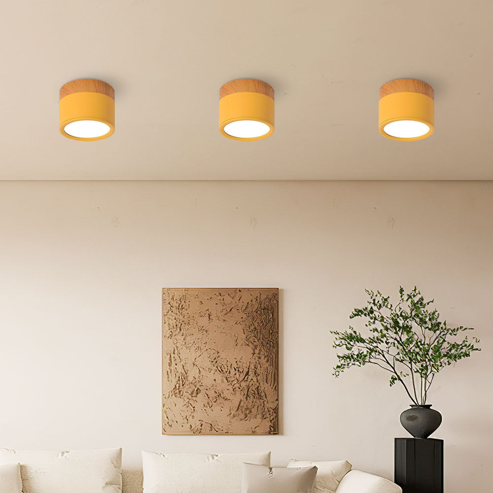 CylindraLight | Modern Minimalist LED Flush Mount Ceiling Light Fixture 14