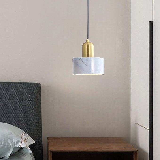 Rustic Wooden Gold Drop Pendant Lighting