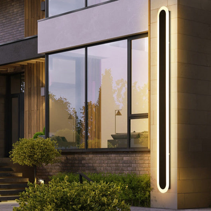 Contemporary Slim Exterior LED Wall Lamp - Lusomart