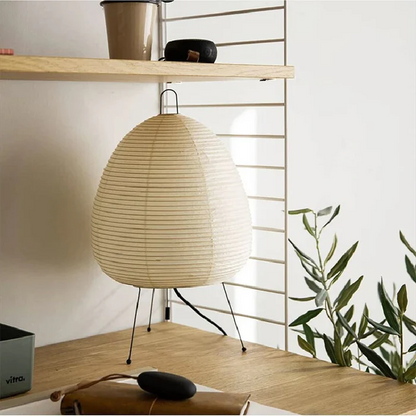 Traditional Asian Style Paper Table Light