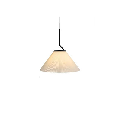 Creamy Fabric Shade Pendant Ceiling Light