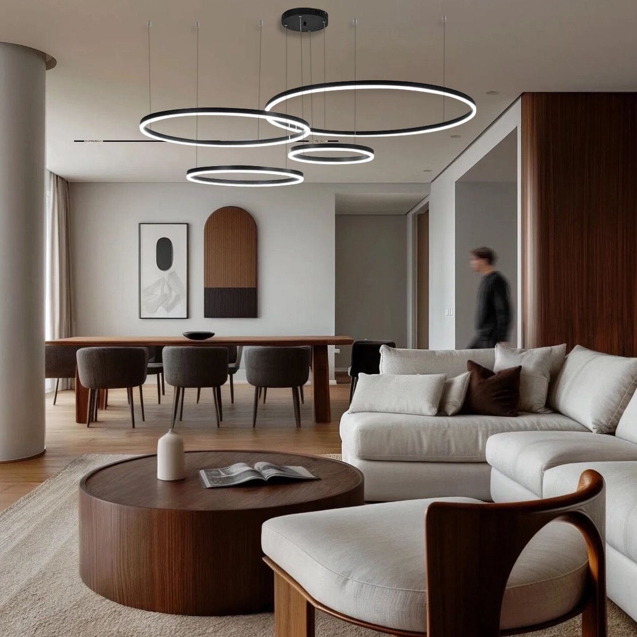 Circular Table Lamp
