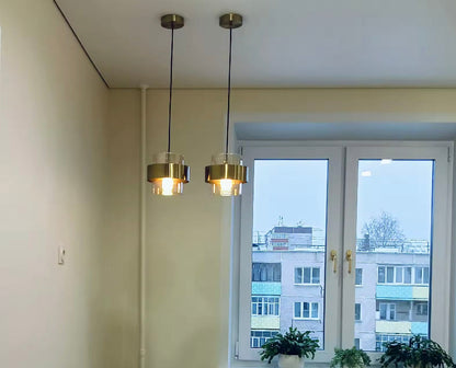 Sleek Hanging Glass Ceiling Lights