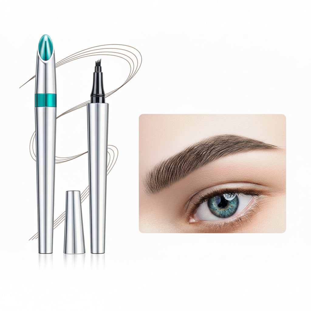 Long Lasting 4 Tip Brow Definer Waterproof Eyebrow Pen