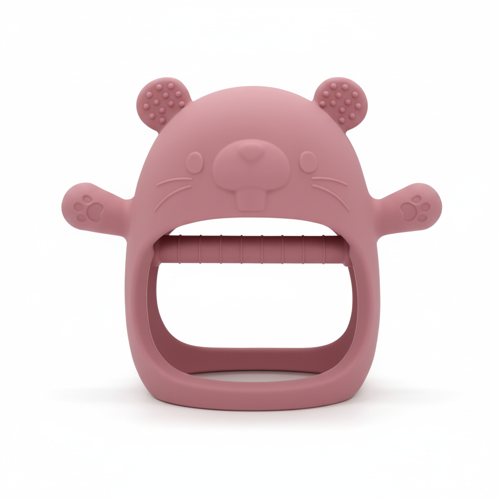 Soft Baby Teething Silicone Mitten Chew Toy