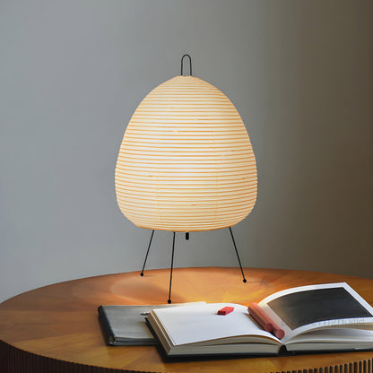 Traditional Asian Style Paper Table Light - Lusomart