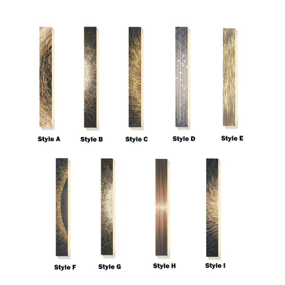 Rustic Fabric Panel Wall Light