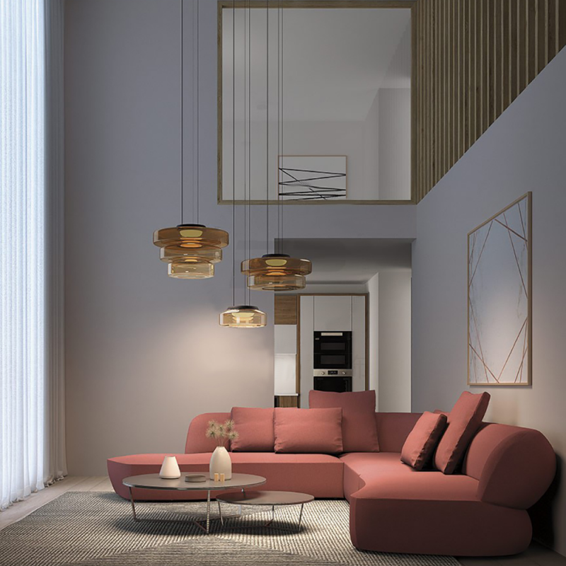 Modern Glass Drop Ceiling Light