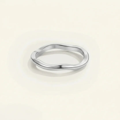 Simple Thin Gold Plated Stainless Steel Stackable Ring
