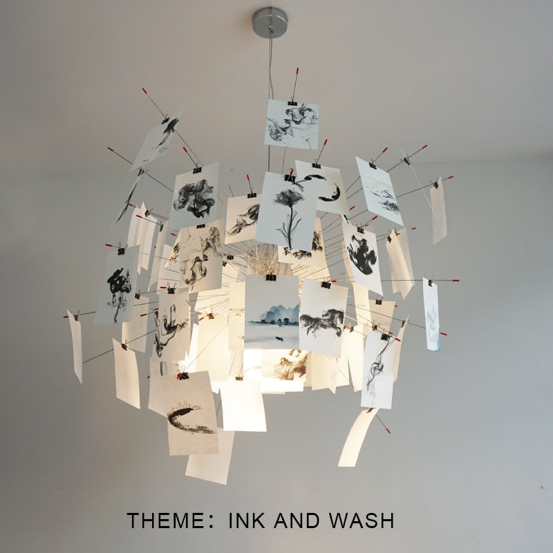 Customizable Hanging Crystal Lamp