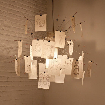 Customizable Hanging Crystal Lamp