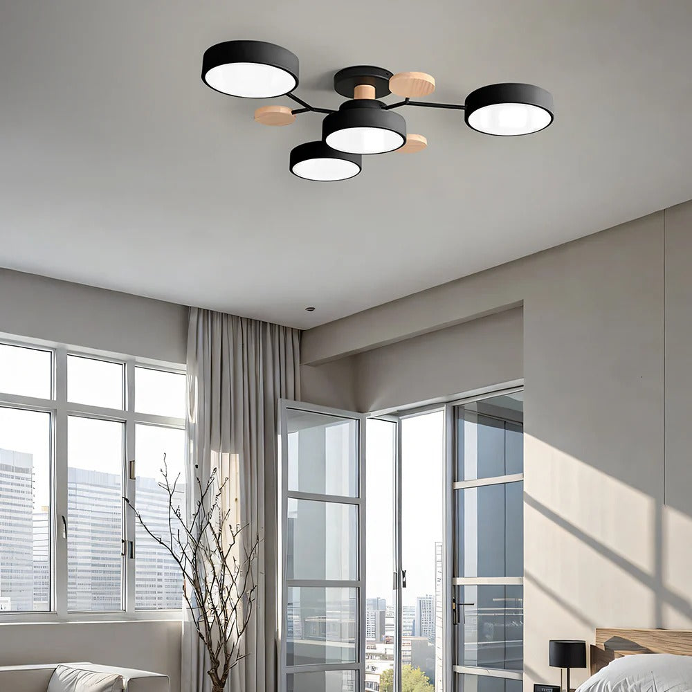 Circular Metal LED Pendant Light For Home