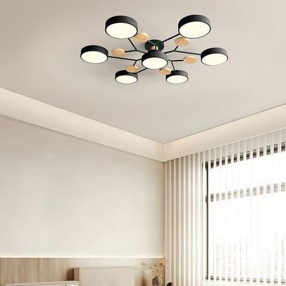 Circular Metal LED Pendant Light For Home