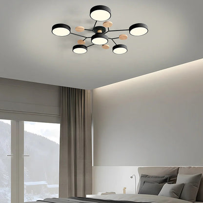 Circular Metal LED Pendant Light For Home
