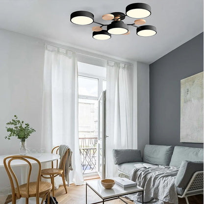 Circular Metal LED Pendant Light For Home