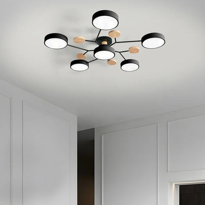 Circular Metal LED Pendant Light For Home