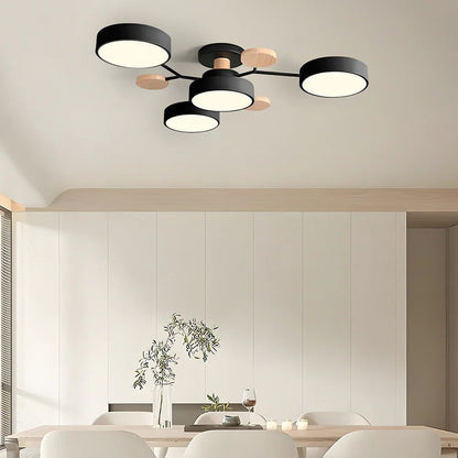 Circular Metal LED Pendant Light For Home