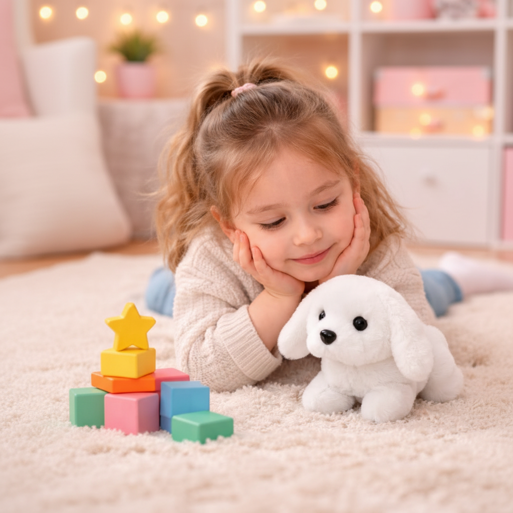 Cuddly Electronic Pet Puppy Realistic Soft Toy Dog