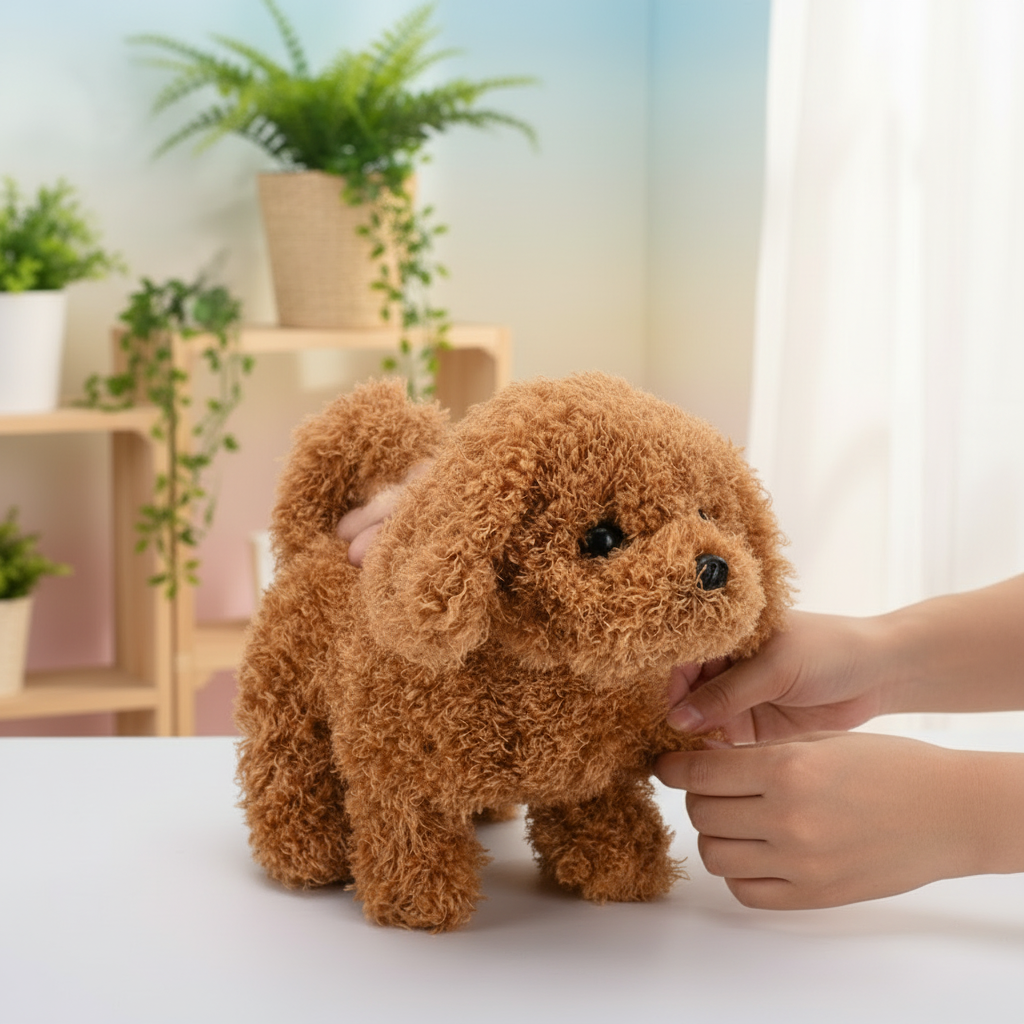Cuddly Electronic Pet Puppy Realistic Soft Toy Dog