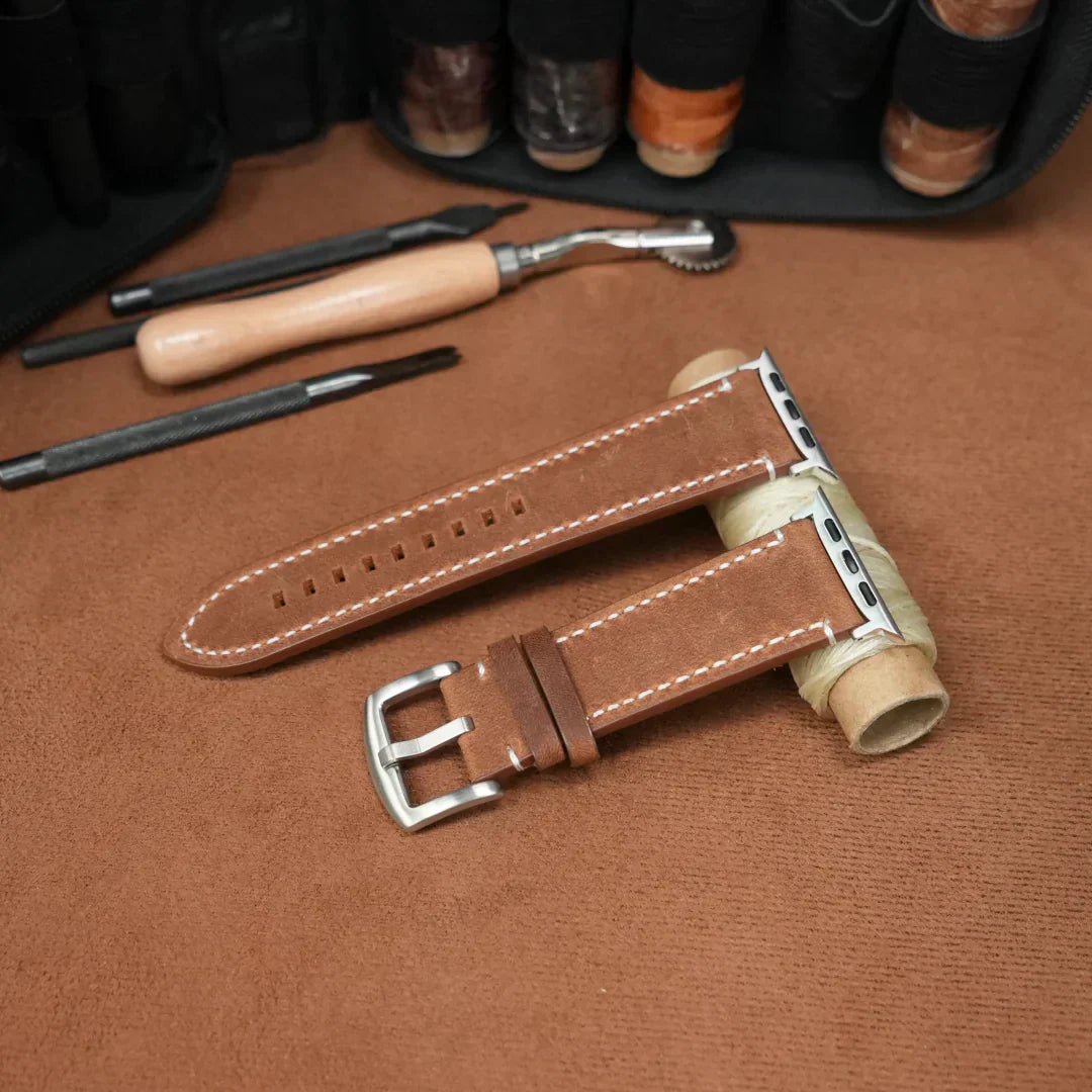 Premium Classic Leather Strap for Apple Watch